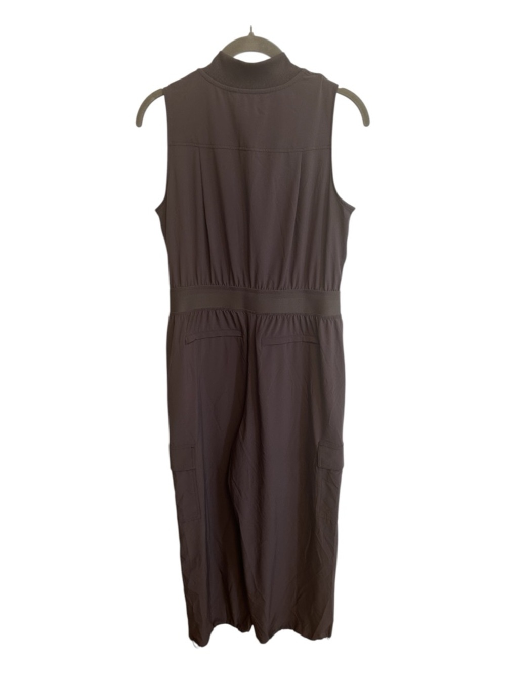 Athleta Sleeveless Cargo Jumpsuit in Brown - Picture 3 of 7